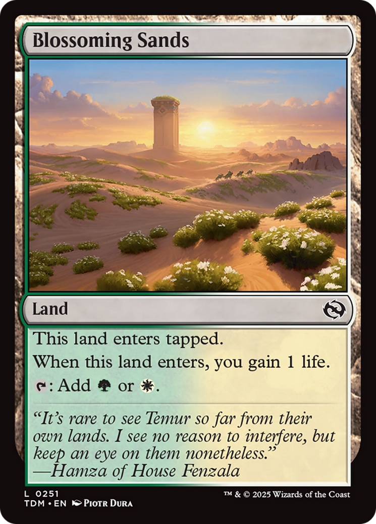Blossoming Sands [Tarkir: Dragonstorm] | Pegasus Games WI