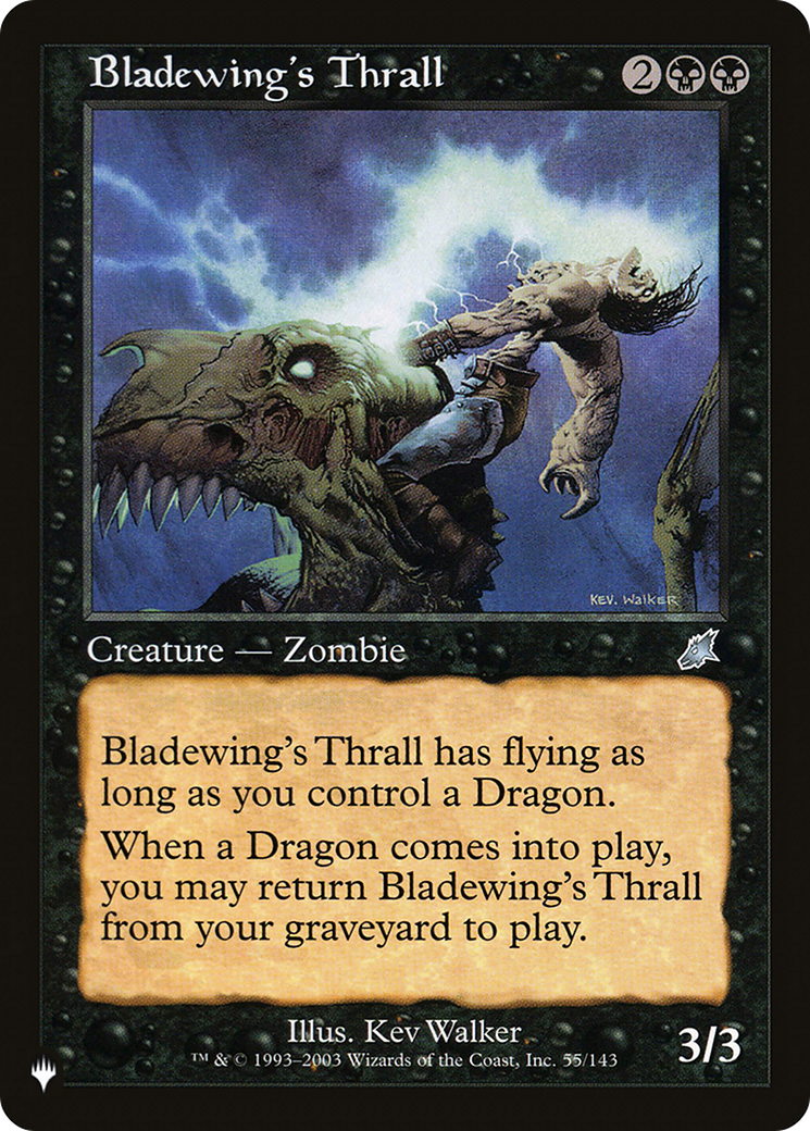 Bladewing's Thrall [The List Reprints] | Pegasus Games WI