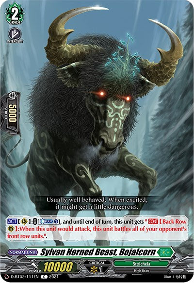 Sylvan Horned Beast, Bojalcorn (D-BT02/111EN) [A Brush with the Legends] | Pegasus Games WI