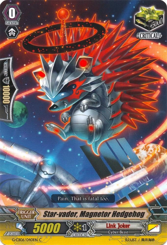 Star-vader, Magnetor Hedgehog (G-CB06/040EN) [Rondeau of Chaos and Salvation] | Pegasus Games WI