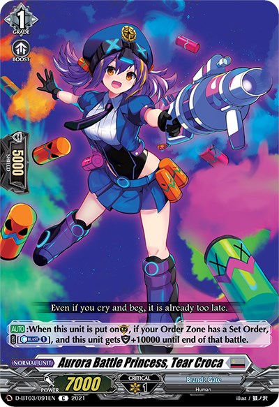 Aurora Battle Princess, Tear Croca (D-BT03/091EN) [Advance of Intertwined Stars] | Pegasus Games WI