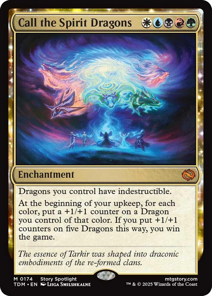Call the Spirit Dragons [Tarkir: Dragonstorm] | Pegasus Games WI