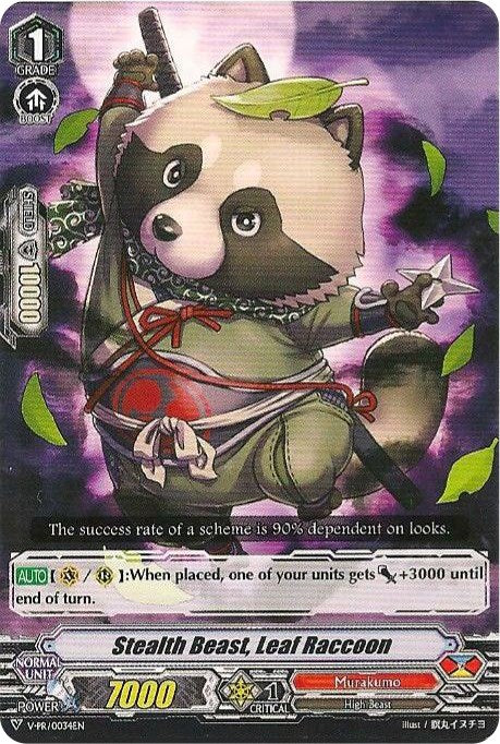 Stealth Beast, Leaf Raccoon (V-PR/0034EN) [V Promo Cards] | Pegasus Games WI