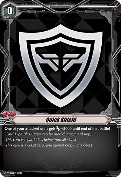 Quick Shield (V-SS04/TI01EN) [Majesty Lord Blaster] | Pegasus Games WI