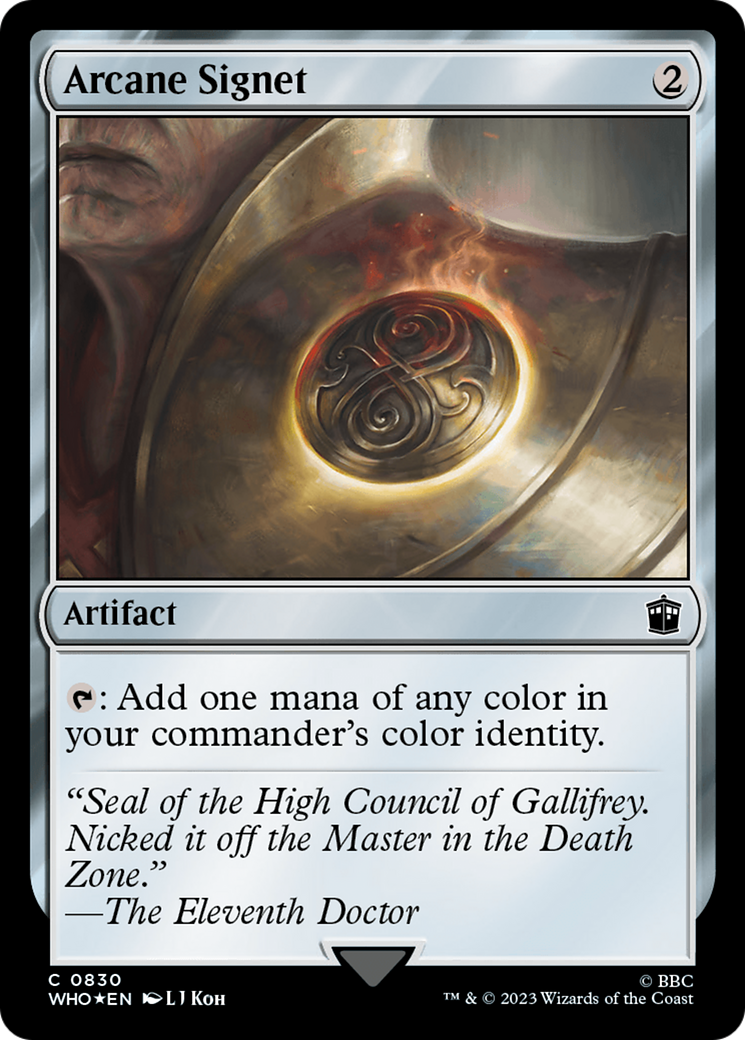 Arcane Signet (Surge Foil) [Doctor Who] | Pegasus Games WI