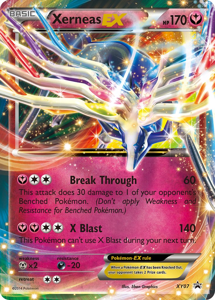 Xerneas EX (XY07) [XY: Black Star Promos] | Pegasus Games WI