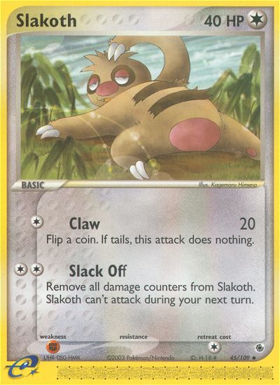 Slakoth (45/109) [EX: Ruby & Sapphire] | Pegasus Games WI