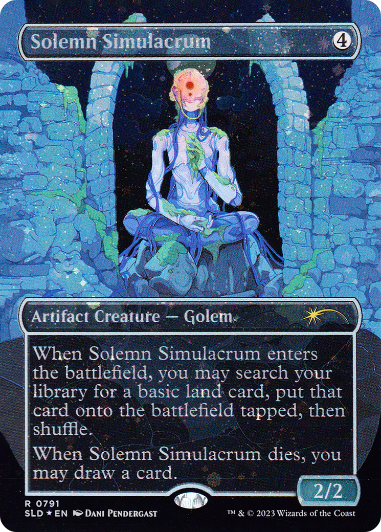 Solemn Simulacrum (1725) (Rainbow Foil) [Secret Lair Drop Series] | Pegasus Games WI