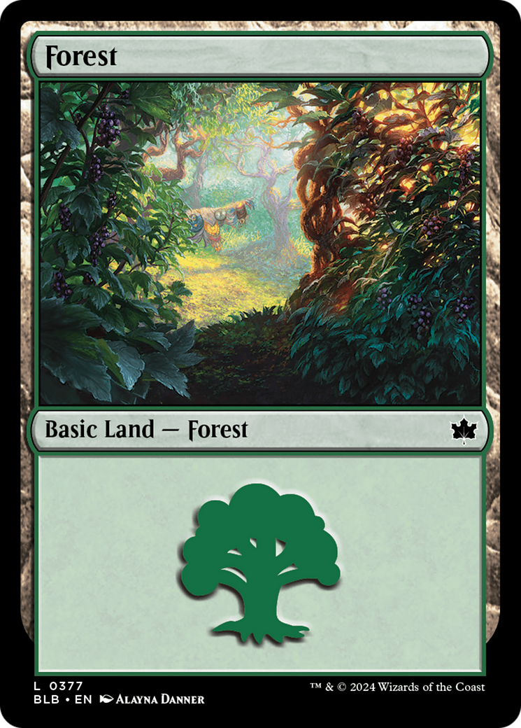 Forest (0377) [Bloomburrow] | Pegasus Games WI