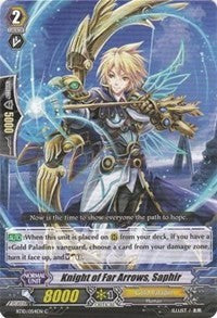 Knight of Far Arrows, Saphir (BT10/054EN) [Triumphant Return of the King of Knights] | Pegasus Games WI