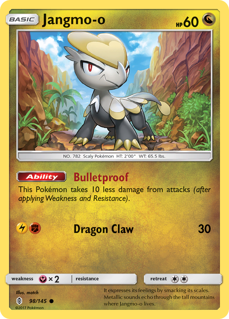 Jangmo-o (98/145) [Sun & Moon: Guardians Rising] | Pegasus Games WI