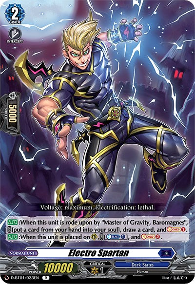 Electro Spartan (D-BT01/033EN) [Genesis of the Five Greats] | Pegasus Games WI