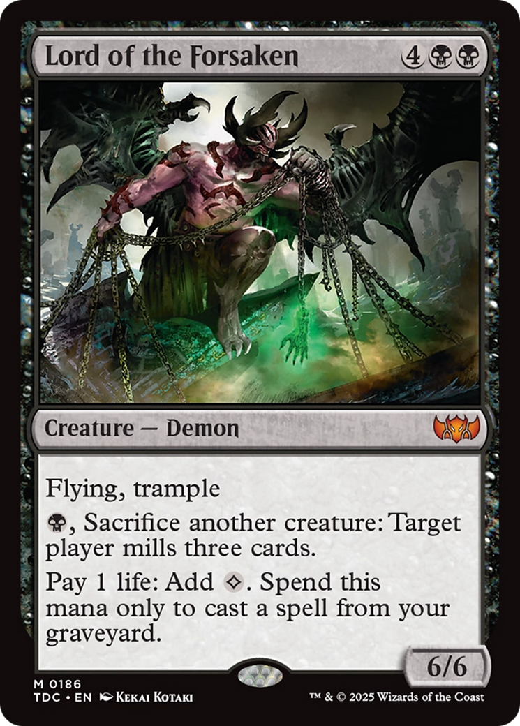 Lord of the Forsaken [Tarkir: Dragonstorm Commander] | Pegasus Games WI