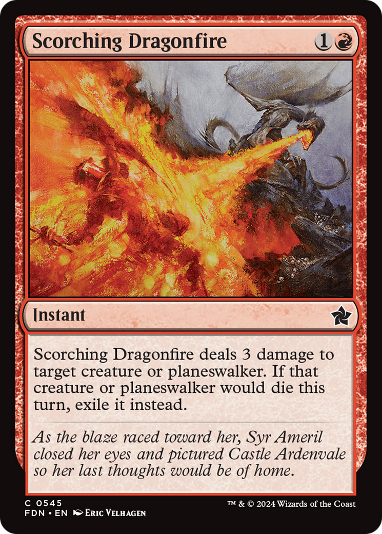 Scorching Dragonfire [Foundations] | Pegasus Games WI