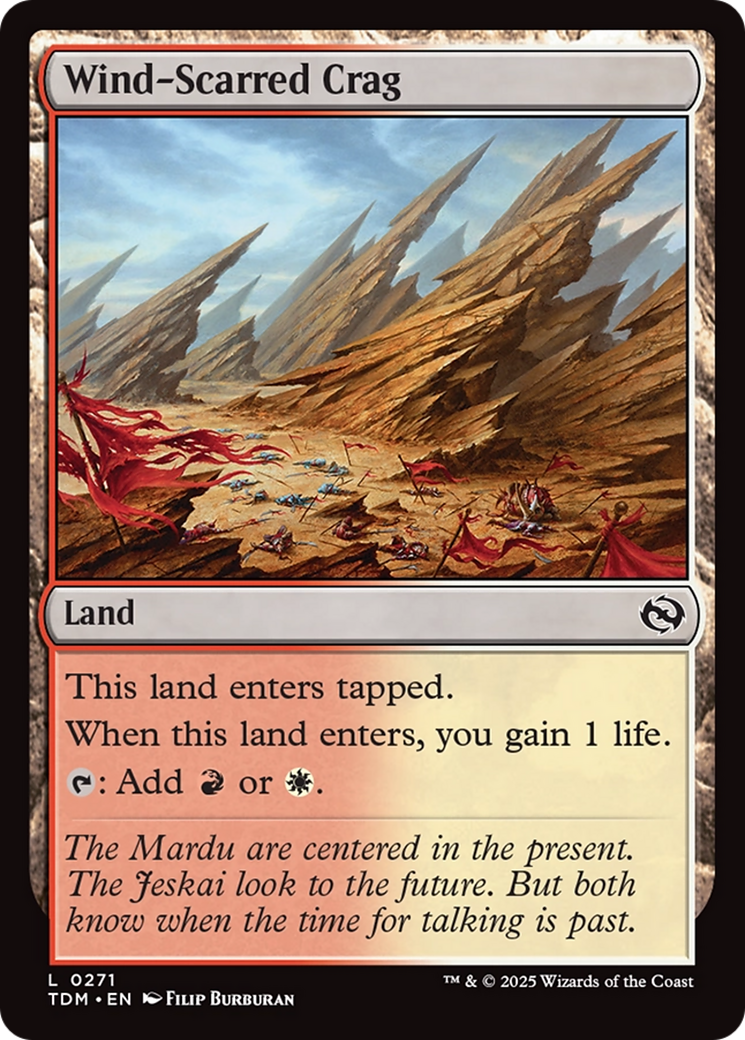 Wind-Scarred Crag [Tarkir: Dragonstorm] | Pegasus Games WI