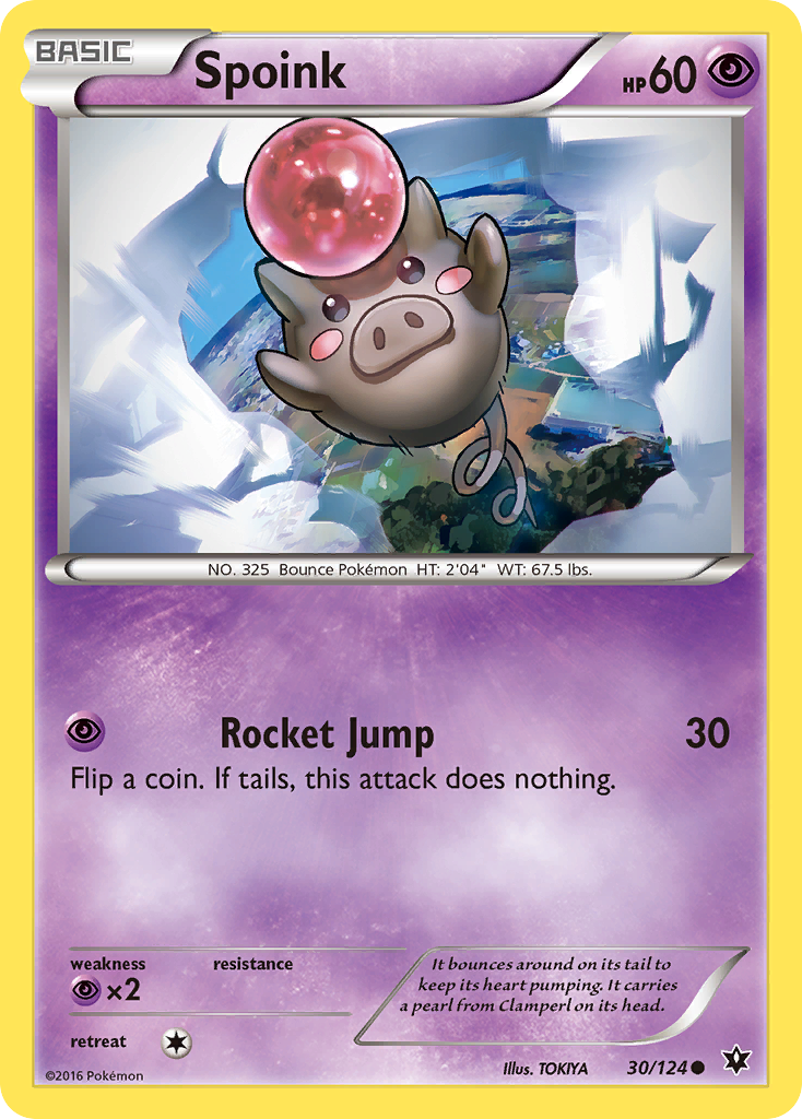 Spoink (30/124) [XY: Fates Collide] | Pegasus Games WI
