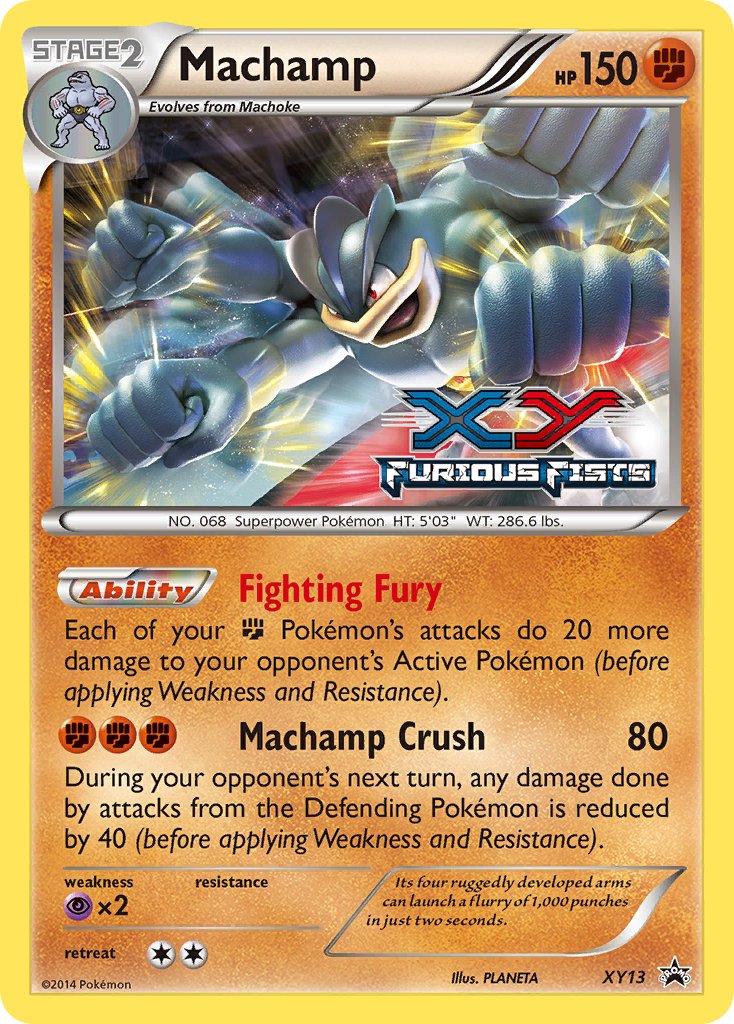 Machamp (XY13) [XY: Black Star Promos] | Pegasus Games WI