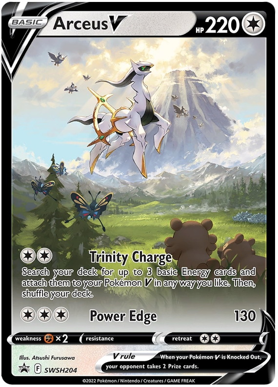 Arceus V (SWSH204) [Sword & Shield: Black Star Promos] | Pegasus Games WI