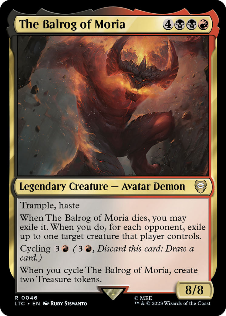 The Balrog of Moria [The Lord of the Rings: Tales of Middle-Earth Commander] | Pegasus Games WI