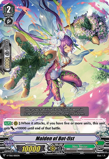 Maiden of Bot-fist (Parallel Foil) (V-TD12/005EN) [Ahsha] | Pegasus Games WI