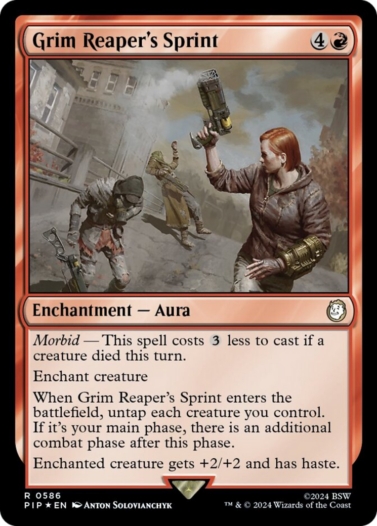 Grim Reaper's Sprint (Surge Foil) [Fallout] | Pegasus Games WI