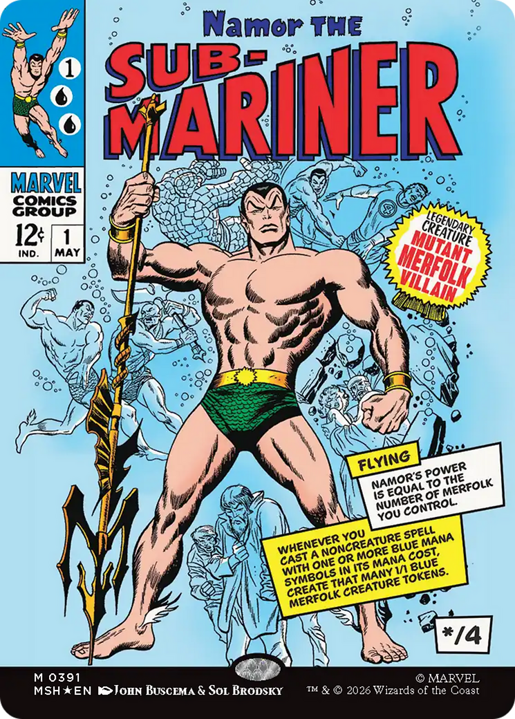 Namor The Sub-Mariner (Borderless) [Marvel Super Heroes] | Pegasus Games WI