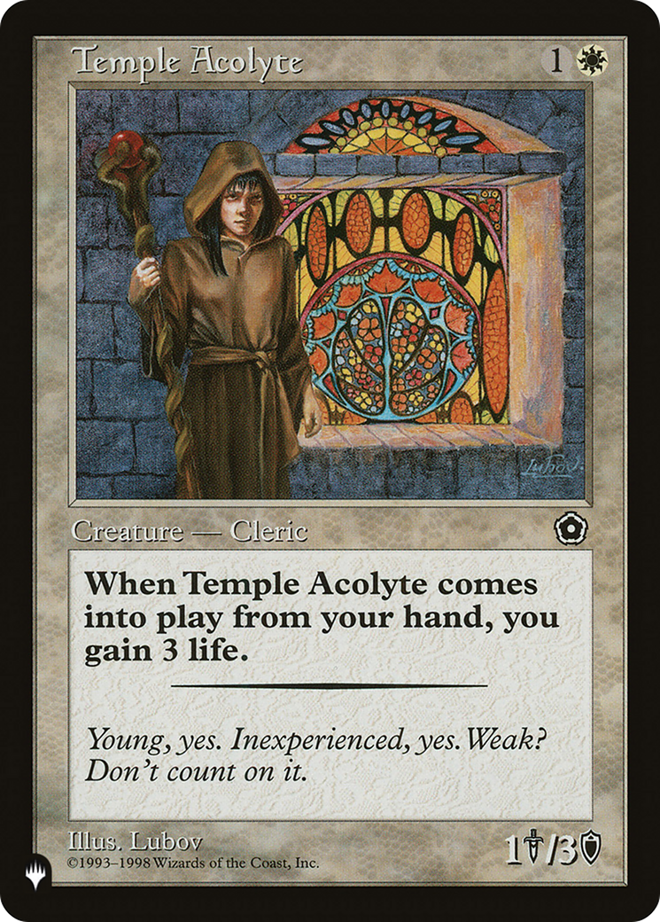 Temple Acolyte [The List Reprints] | Pegasus Games WI