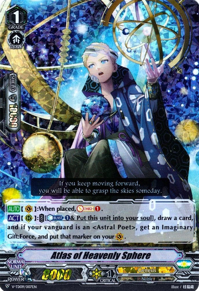 Atlas of Heavenlyhere (Parallel Foil) (V-TD09/007EN) [Shinemon Nitta] | Pegasus Games WI