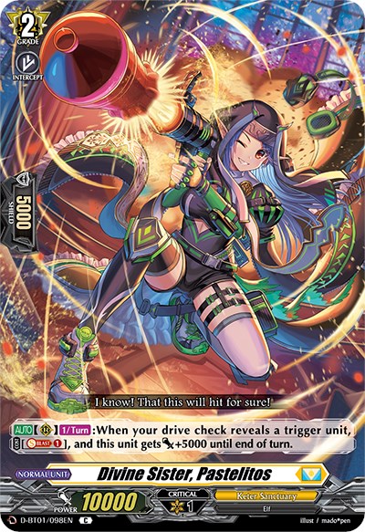 Divine Sister, Pastelitos (D-BT01/098EN) [Genesis of the Five Greats] | Pegasus Games WI