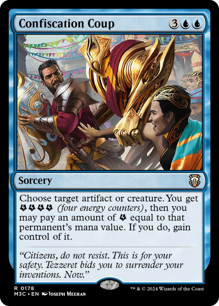 Confiscation Coup [Modern Horizons 3 Commander] | Pegasus Games WI