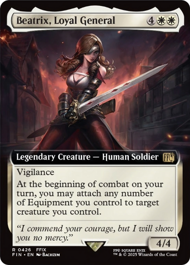 Beatrix, Loyal General (Extended Art) [FINAL FANTASY] | Pegasus Games WI