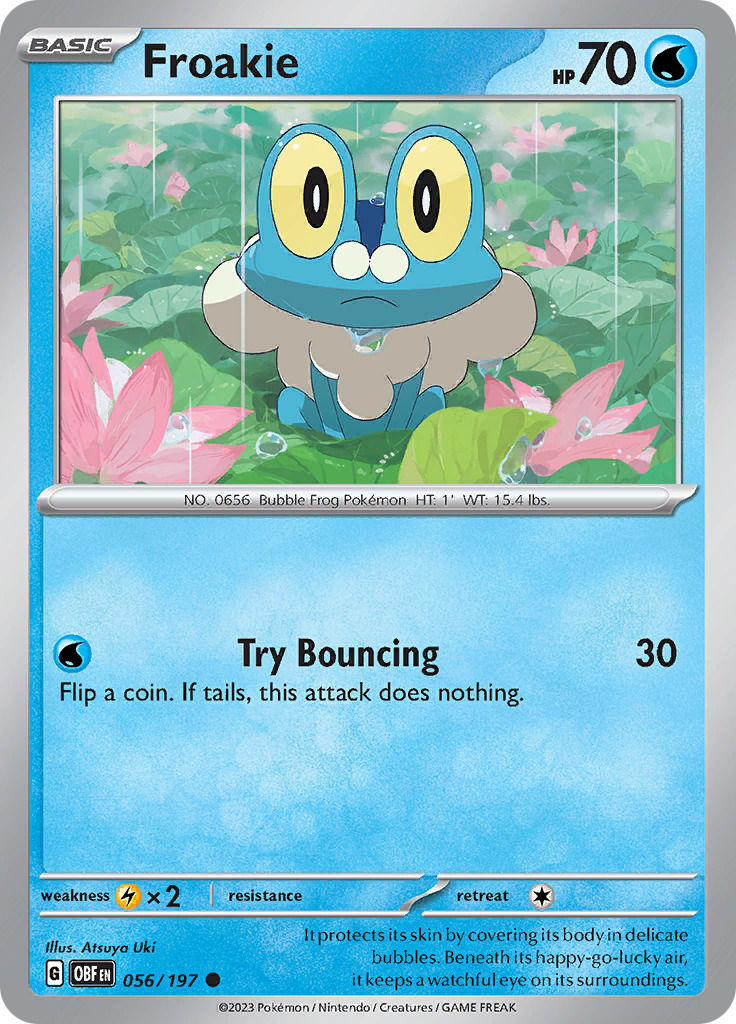 Froakie (056/197) [Scarlet & Violet: Obsidian Flames] | Pegasus Games WI