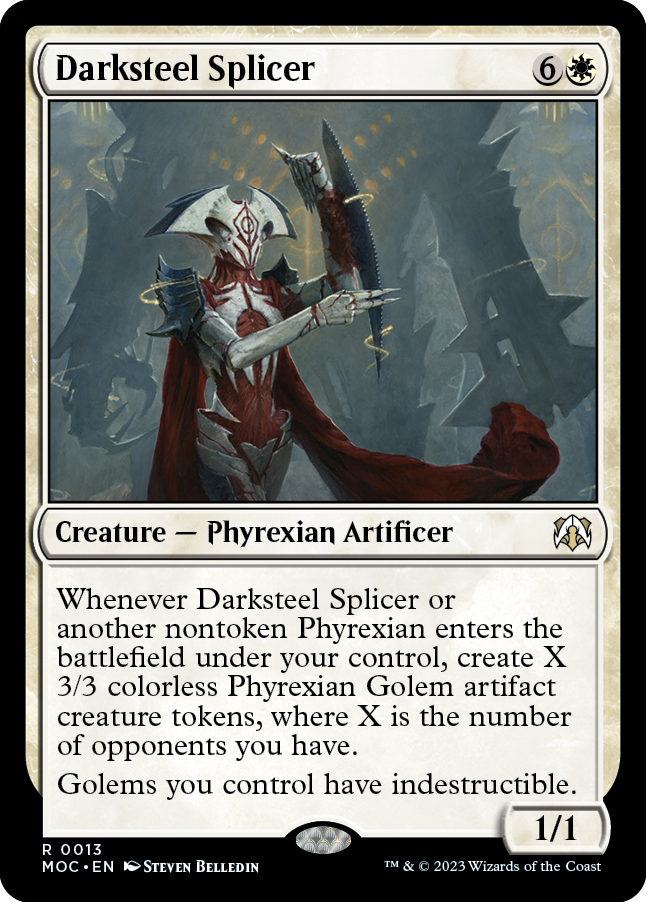 Darksteel Splicer [March of the Machine Commander] | Pegasus Games WI