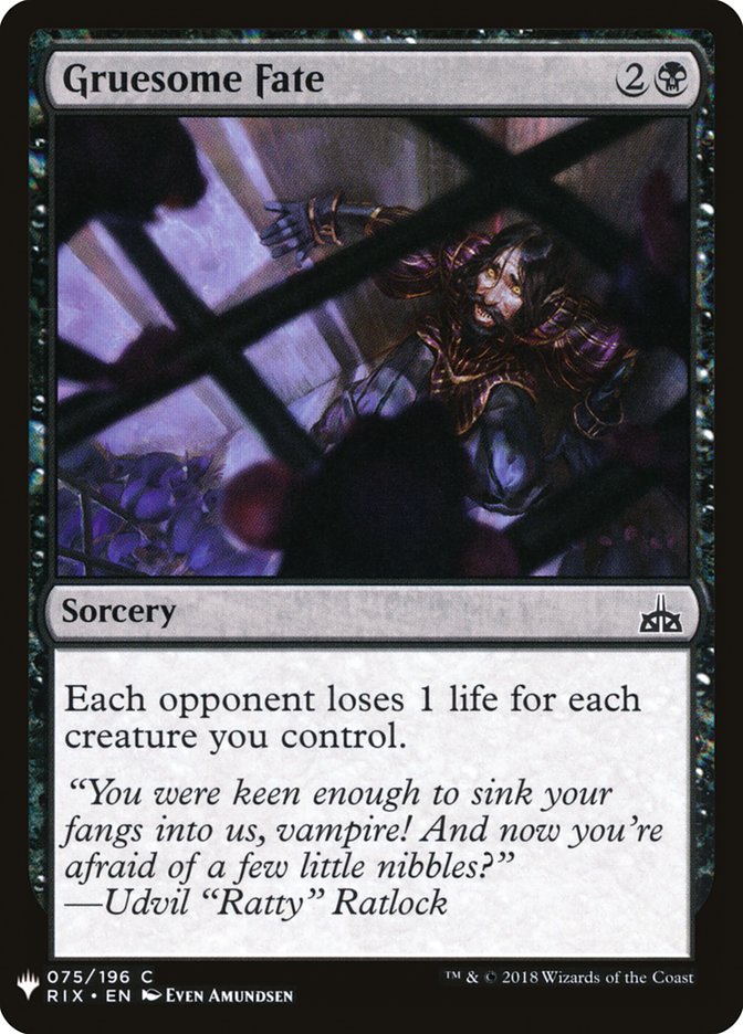 Gruesome Fate [Mystery Booster] | Pegasus Games WI