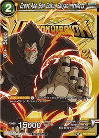 Great Ape Son Goku, Saiyan Instincts (DB1-064) [Tournament Promotion Cards] | Pegasus Games WI