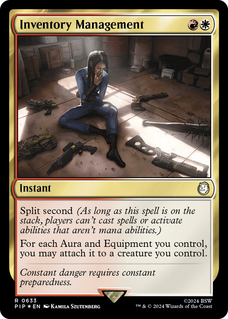 Inventory Management (Surge Foil) [Fallout] | Pegasus Games WI