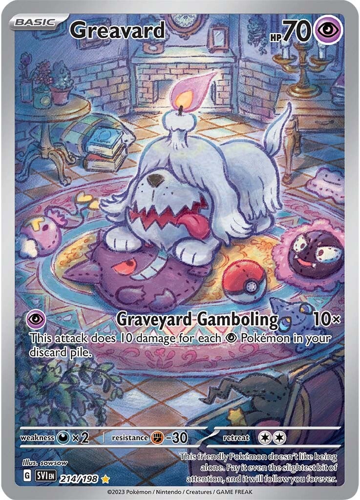 Greavard (214/198) [Scarlet & Violet: Base Set] | Pegasus Games WI