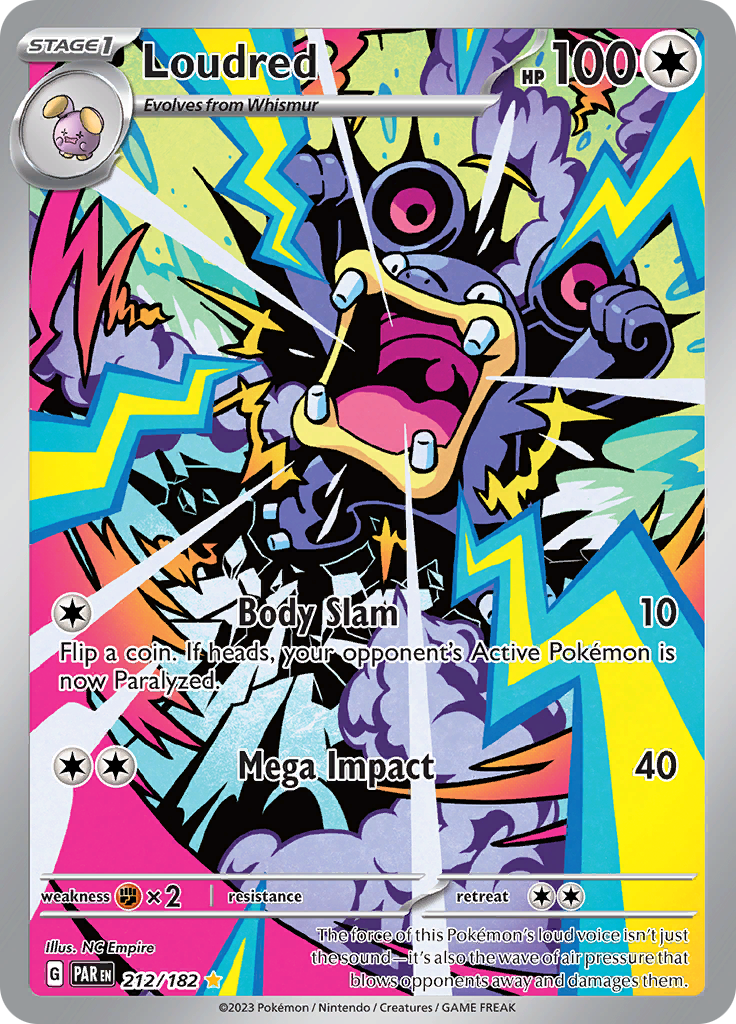 Loudred (212/182) [Scarlet & Violet: Paradox Rift] | Pegasus Games WI