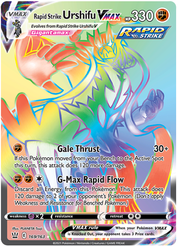 Rapid Strike Urshifu VMAX (169/163) [Sword & Shield: Battle Styles] | Pegasus Games WI