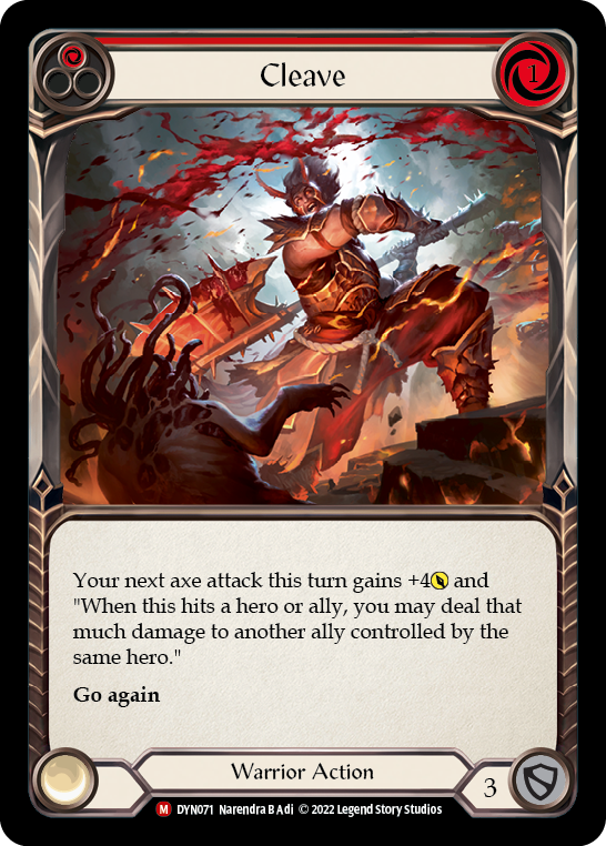Cleave [DYN071] (Dynasty)  Rainbow Foil | Pegasus Games WI