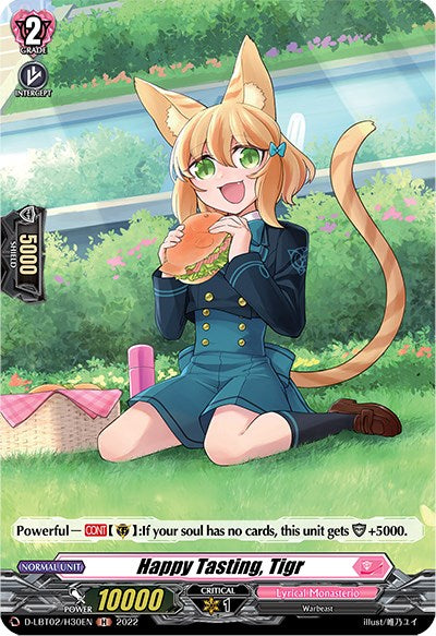 Happy Tasting, Tigr (D-LBT02/H30EN) [Lyrical Monasterio: It's a New School Term!] | Pegasus Games WI