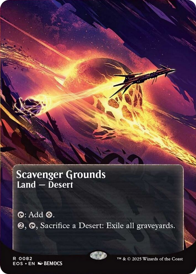 Scavenger Grounds (0082) (Borderless) [Edge of Eternities: Stellar Sights] | Pegasus Games WI