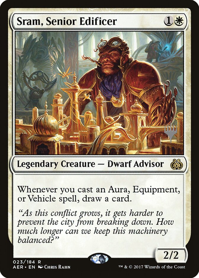 Sram, Senior Edificer [Aether Revolt Promos] | Pegasus Games WI