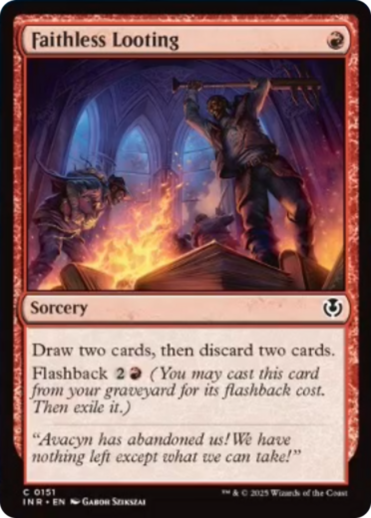 Faithless Looting [Innistrad Remastered] | Pegasus Games WI
