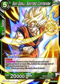 Son Goku, Spirited Contender (Divine Multiverse Draft Tournament) (DB2-065) [Tournament Promotion Cards] | Pegasus Games WI