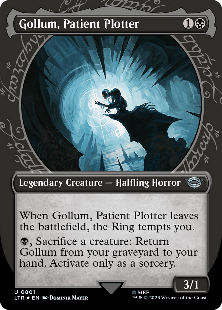 Gollum, Patient Plotter (Showcase) (Surge Foil) [The Lord of the Rings: Tales of Middle-Earth] | Pegasus Games WI