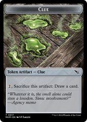 Thopter (0020) // Clue (0017) Double-Sided Token [Murders at Karlov Manor Tokens] | Pegasus Games WI