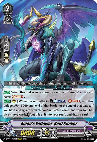 Amon's Follower, Soul Sucker (D-VS06/050EN) [V Clan Collection Vol.6] | Pegasus Games WI