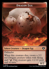 City's Blessing // Dragon Egg Double-Sided Token [Commander Masters Tokens] | Pegasus Games WI