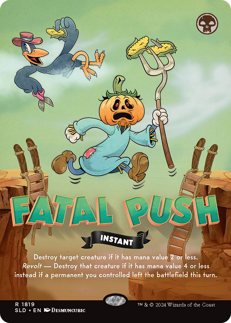 Fatal Push (1819) (Rainbow Foil) [Secret Lair Drop Series] | Pegasus Games WI
